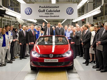 Volkswagen приступил к производству кабриолетов Golf