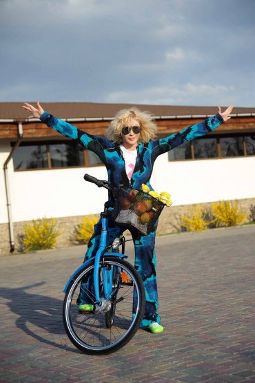 Ирина Билык пересела на велосипед
