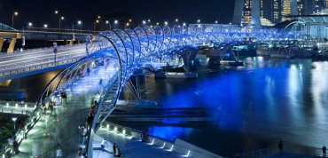 Сингапурский Helix Bridge