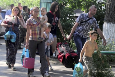 Беженцы из Украины в России