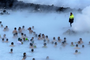 Исландский геотермальный курорт
