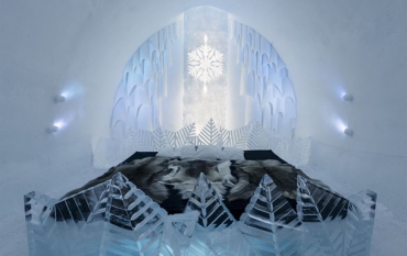 Ледяной отель открыли в Лапландии