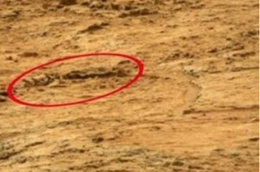 Марсоход Сuriosity нашел скелет инопланетянина