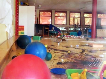 Во Франции дети разгромили детский сад